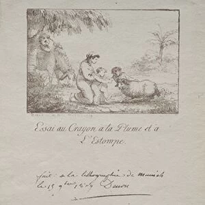 Holy Family on the Flight into Egypt, 1809. Creator: Dominique Vivant Denon (French, 1747-1825)