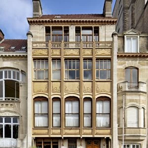 Hotel van Eetvelde, 2-4 Av. Palmerston, Brussels, Belgium, (1898), c2014-c2017. Artist
