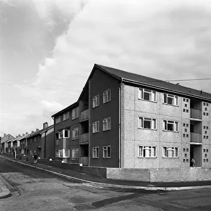 Housing project, Mexborough, South Yorkshire, 1962. Artist: Michael Walters