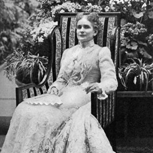 Ida Saxton McKinley, wife of American president William McKinley, c1900, (1908)