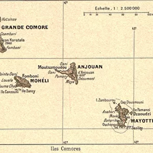 Comoros Collection: Maps