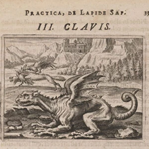Illustration for Tripvs avrevs, hoc est, Tres tractatvs chymici selectissimi 1618. Artist: Bry, Theodor de (1528-1598)
