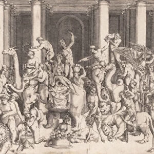 The Indian Triumph of Bacchus, ca. 1542. Creator: Attributed to Enea Vico