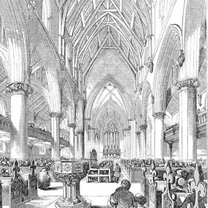 Interior of St. Giless Church, Camberwell, 1844. Creator: Stephen Sly