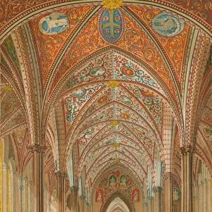 Interior of the Temple Church, c1845, (1864)