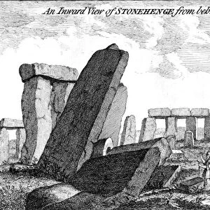 An Inward View of Stonehenge from behind the High Altar, 1760