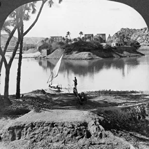 The island of Philae, Egypt, 1905. Artist: Underwood & Underwood
