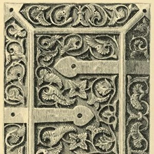 Ivory casket lid, 965 to 970 AD, (1881). Creator: W Jones