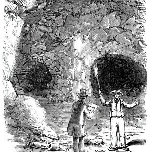 Jack Cades cavern, Blackheath, 1844. Creator: Unknown