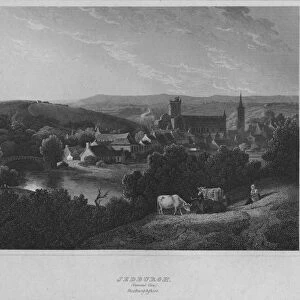 Jedburgh, (General View. ) Roxburghshire, 1814. Artist: John Greig
