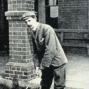 John Ball (1861-1940), British golfer, cigarette card, 1903