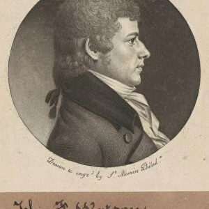 John Fanning Watson, 1800. Creator: Charles Balthazar Julien Fevret de Saint-Mé