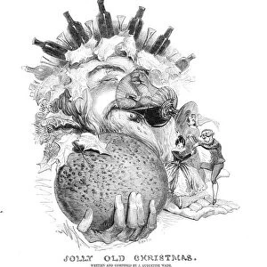 Jolly Old Christmas, 1844. Creator: Smyth