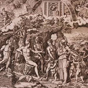 The Judgment of Paris, 1555. Creator: Giorgio Ghisi