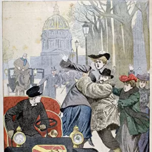 Kidnapping of a young woman in Paris, 1902