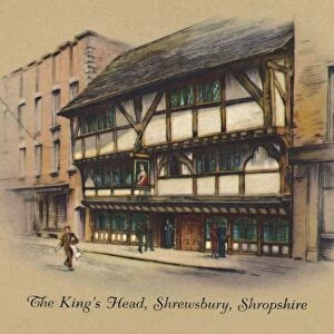 The Kings Head, Shrewsbury, Shropshire, 1939