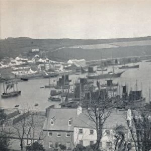Kinsale - A Fishing Fleet in the Harbour, 1895