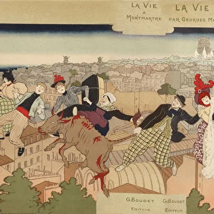 La Vie a Montmartre, 1897. Creator: Vidal, Pierre Marie Louis (1849-1925)