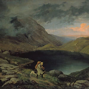 Lake in the Riesengebirge, 1839. Artist: Richter, Gustav (Karl Ludwig) (1823-1884)