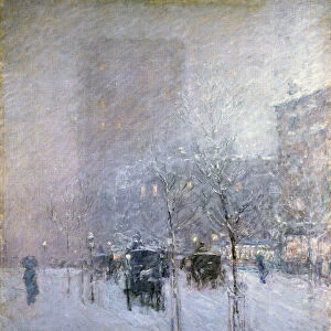 Late Afternoon, New York, Winter, 1900. Artist: Hassam, Childe (1859-1935)