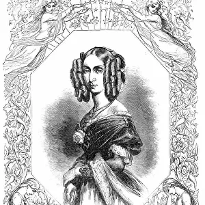 The late Queen of the Belgians, from a drawing by M. Baugniet, 1850. Creator: Smith & Cheltnam. The late Queen of the Belgians, from a drawing by M. Baugniet, 1850. Creator: Smith & Cheltnam