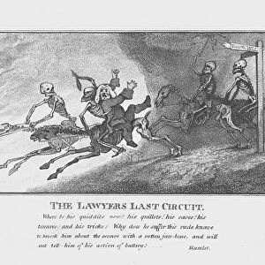 The Lawyers Last Circuit. c1800