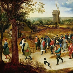 Le Cortege des Noces (The Wedding Cortege). Creator: Brueghel, Jan, the Elder