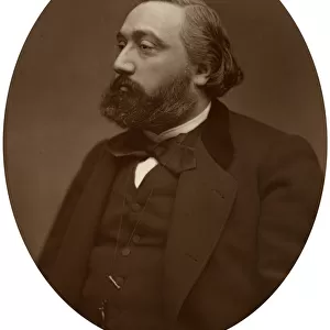 Leon Gambetta, French statesman, 1882. Artist: Lock & Whitfield