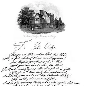 Letter from Abraham Cowley, late 17th-early 18th century, (1840). Artist: Abraham Cowley