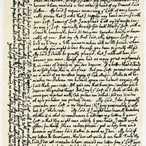 Letter from Jeremy Taylor to Lord Hatton, 23rd November 1661. Artist: Jeremy Taylor