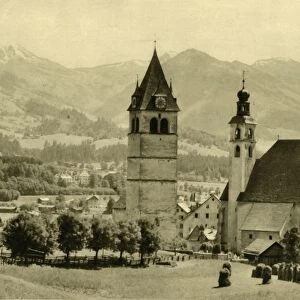 The Liebfrauenkirche and church of St Andreas, Kitzbühel, Tyrol, Austria, c1935