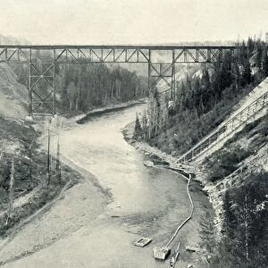 The Loftiest Bridge East of the Rocky Mountains, 1922. Creator: Unknown