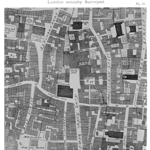 London actually Surveyed, 1677 (1886). Artist: William Griggs