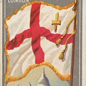 London, from the City Flags series (N6) for Allen & Ginter Cigarettes Brands, 1887