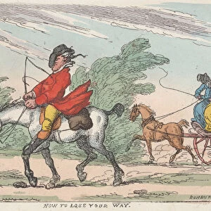 How to Lose Your Way, 1803-1815. 1803-1815. Creator: Thomas Rowlandson