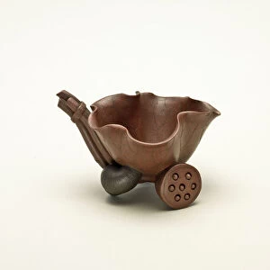 Lotus Cup, Qing dynasty (1644-1911), mid 17th / 18th century. Creator: Chen Mingyuan