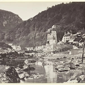 Lynmouth from the Sea, 1860 / 94. Creator: Francis Bedford