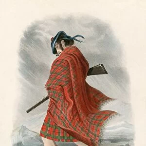 Mac Nachtan, from The Clans of the Scottish Highlands, pub. 1845 (colour lithograph)