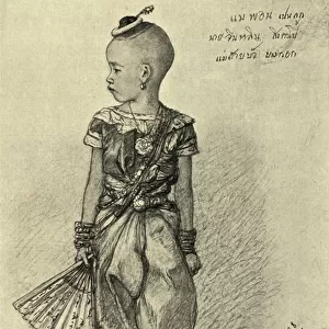 Mae Pon - Chinese girl, Bangkok, 1898. Creator: Christian Wilhelm Allers