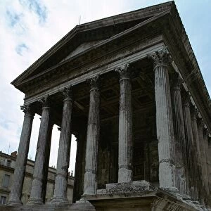 Maison Carree, the only intact Roman temple, 1st century BC