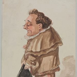 Man with a Large Hat. Creator: Paul Gavarni (French, 1804-1866)