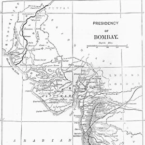 Map of Presidency of Bombay, c1891. Creator: James Grant