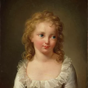 Marie Thérèse Charlotte of France, called Madame Royale (1778-1851), 1794. Creator: Kucharski, Alexandre (1741-1819)