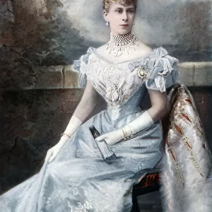 Mary of Teck, late 19th-early 20th century. Artist: Queen Mary