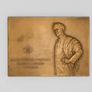 Two Medals Commemorating James McNeill Whistler, 1890 / 1908. Creator: Victor David Brenner