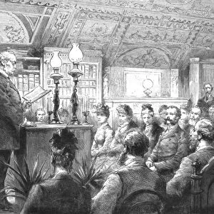 Meeting of the British and American Archaeological Society at Rome, under the Presidency... 1890. Creator: Unknown