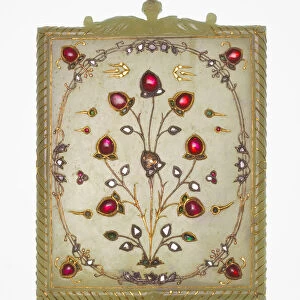 Mirror Frame with Tree of Life Motif, 17th / 18th century. Creator: Unknown