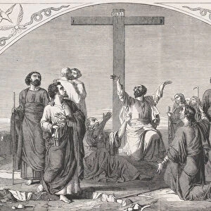 The Mission of the Apostles, from "Illustrated London News", October 30, 1865