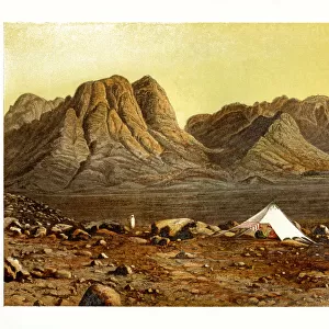 Mount Sinai, Egypt, c1870. Artist: W Dickens