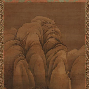 Mountain Hamlet after Snow, Ming or Qing dynasty, 17th century. Creator: Unknown